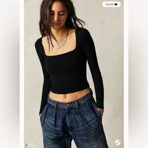 Free People Clean Lines Long Sleeve